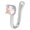 V, variant on Fake Nose Ring Clip On Nose Rings for Women Non-Pierced Nose Hoop Ring Adjust Nose Cuff