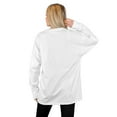 thumbnail image 4 of Women's Gameday Couture White New England Patriots Mind Games Oversized Long Sleeve T-Shirt, 4 of 5
