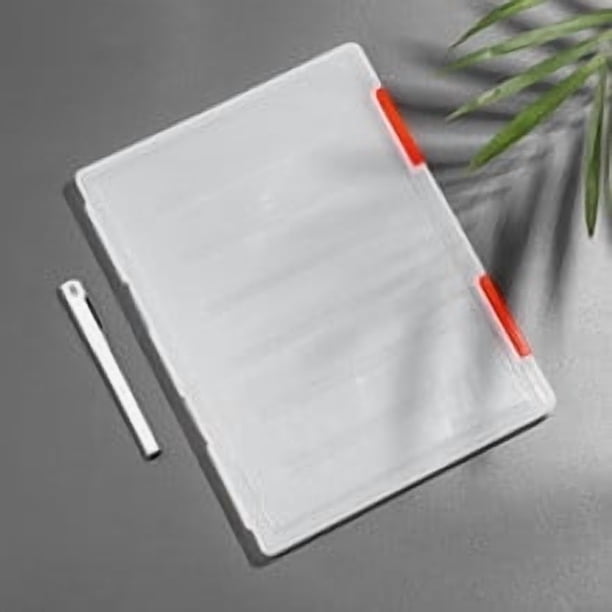 A4 Transparent Storage Box Clear Plastic Document Paper Filling Case File Box