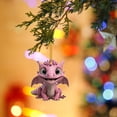 thumbnail image 2 of 2D Adorable Flying Dragon Baby Christmas Ornament - Acrylic Material, Unique Design, and Festive Decor, 2 of 6