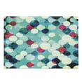 thumbnail image 1 of Grunge Cutting Board, Vintage Pattern with Worn out Retro Rhombuses Background Colorful Abstract Shapes, Decorative Tempered Glass Cutting and Serving Board, Large Size, Multicolor, by Ambesonne, 1 of 1