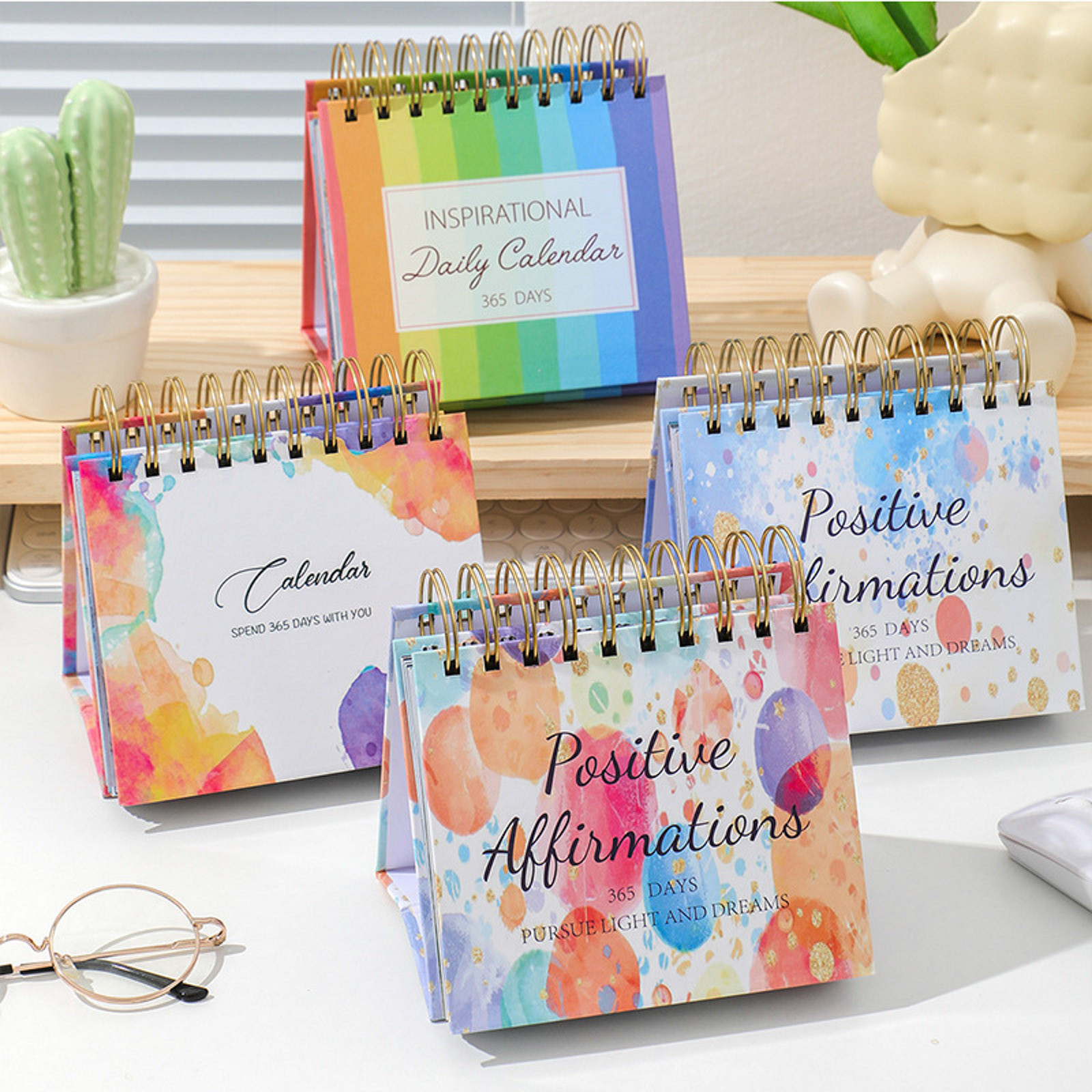 Goats in Trees Calendar 2024 Baby Animals Calendar 2024 English Desk 