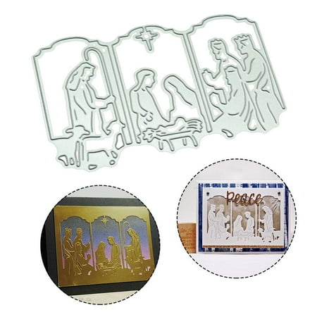 Die Cut Cube Fancyleo Jesus Metal Cutting Dies New 2019 Craft Stamps die Cut Embossing Card Make Stencil Frame ()