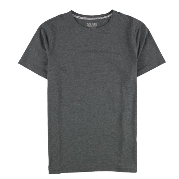 Camiseta Básica SOLFIRE Tech Tee Hombre Gris Pequeña