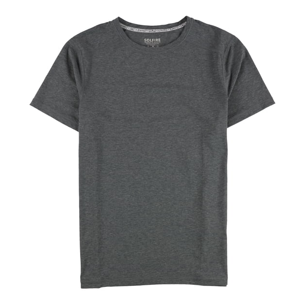 Camiseta básica SOLFIRE Tech Tee para hombre gris mediana