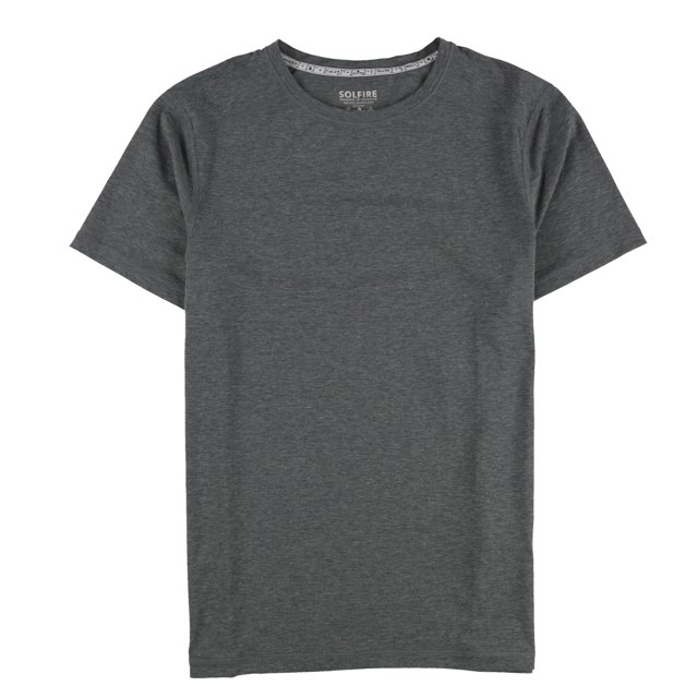 Camiseta Básica SOLFIRE Tech Tee Hombre Gris Pequeña