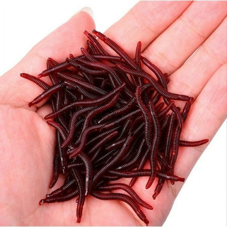 Luminous Soft Bait Simulation Earthworm Fishy Fake Bait Realistic Crab Lure