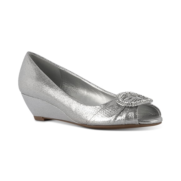 Karen Scott Ramonaa Evening Wedges Silver 11M