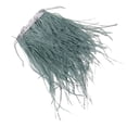 thumbnail image 4 of destyer Ruban de Garniture à Franges pour Autruche Teint en 1 Yard Gris Vert, 4 of 5