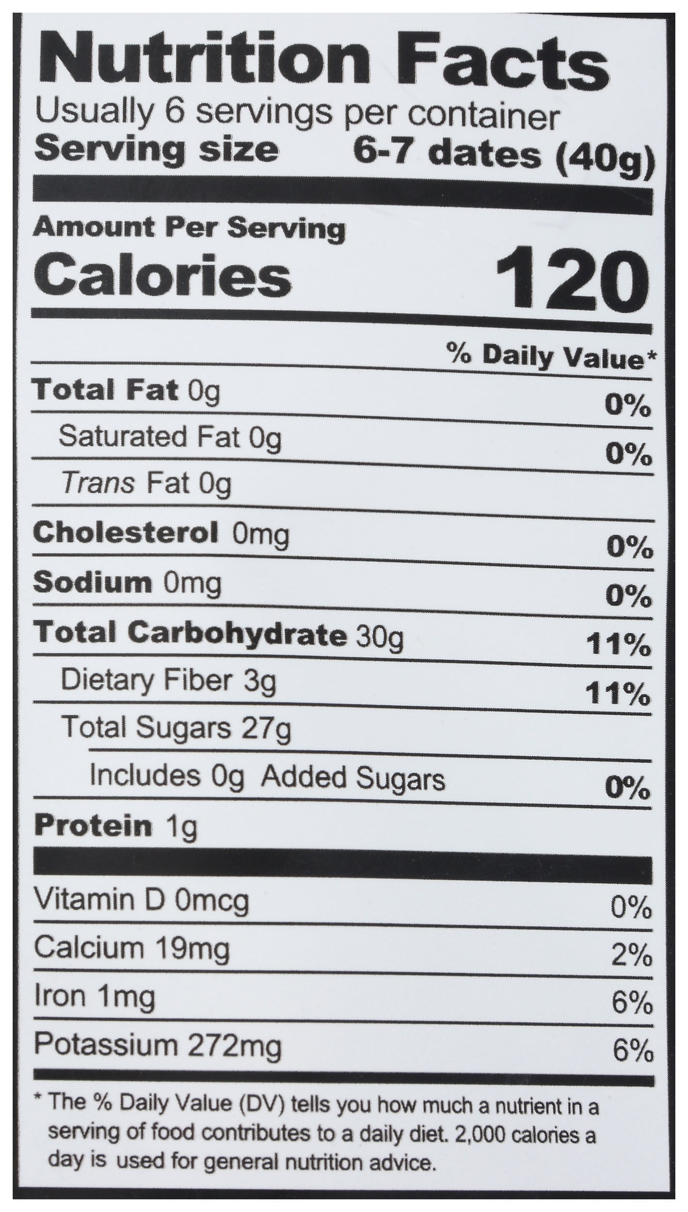 Pack of 6, Lets Date Organic Pitted Dates, 8 oz