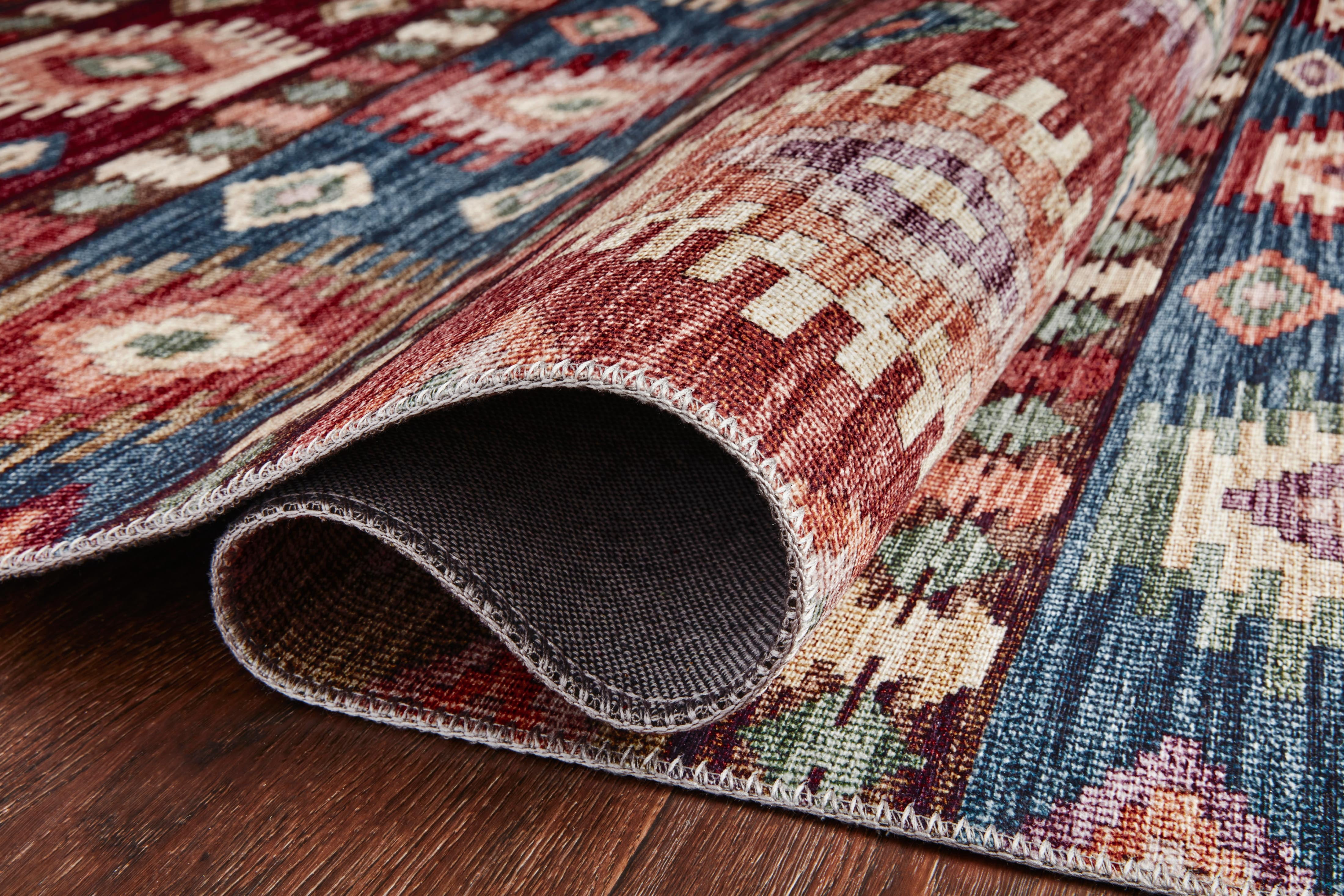 Turkish & Persian Kilim-Style Zion Fiesta, Multi 7-6" x 9-6" Area Rug