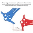 thumbnail image 5 of Ysmooiuy Road Bike Chain Gauge Measurement Ruler Portable Bicycles Chain Wear Indicators Checker Road Bike Chain Repair Tool, 5 of 10