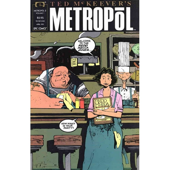 Metropol (Ted McKeever's ) #2 VF ; Epic Comic Book