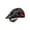 Black red, variant on Giaone Magnetic Snap Visors Bike Helmet Lightweight PC with Rechargeable LED