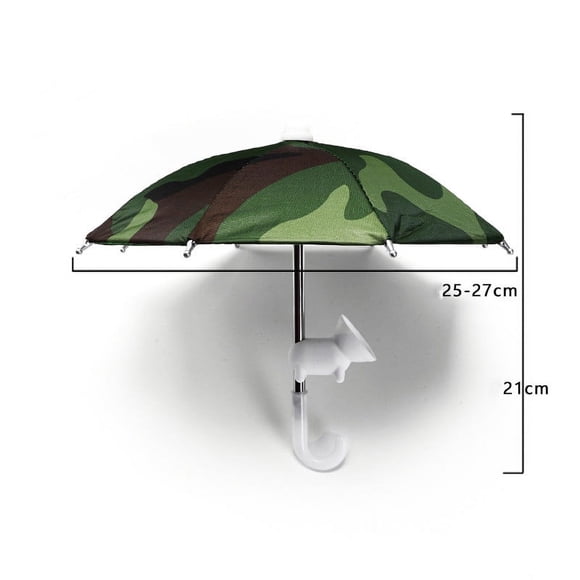 Soporte Universal para Teléfono Xihbxyly con Paraguas de Ventosa Adecuado para Teléfonos Móviles Al Aire Libre para Sol y Lluvia