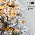 thumbnail image 4 of Pino de Navidad Nevado 2.10 m con 1000 Ramas Decoración, 4 of 6
