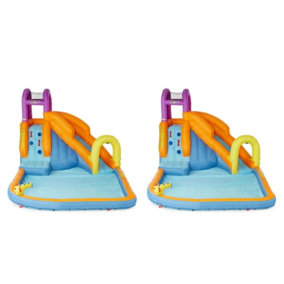 Magic Time International Mega Tornado Twist Inflatable Water Park (2 Pack)