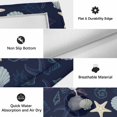thumbnail image 6 of Nautical Coastal Outdoor Rug for Patio/Deck/Porch, Non-Slip Large Area Rug 6 x 9 Ft, Ocean Beach Starfish Shell Conch Navy Blue Indoor Outdoor Rugs Washable Area Rugs, Camping Rug Carpet Runner, 6 of 8