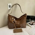 thumbnail image 5 of SPEKSEE Women’s Vintage PU Shoulder Bag,Retro Slouchy Hobo Bag with Spacious Interior,Casual Brown Fall Purse for Casual&Work, 5 of 14
