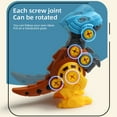 thumbnail image 6 of Tyethy Take Apart Dinosaur Toys with Tool Drill, Educational Building Construction Toy Set Gift Toys for Kids ,Girls Age 3+, 2 Pcs, 6 of 13