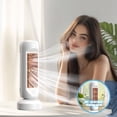 thumbnail image 5 of XGFHYJEH Electric Tower Fan, Portable Personal Vertical Conditioner, Small Standing Floor Fan, Quiet Evaporative Bladeless Cooler Cooling Fans for Bedroom Indoor Office Home, 5 of 7