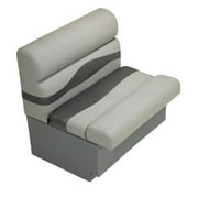 Lippert 803552 30 in. Pontoon Furn Bench Seat, Charcoal