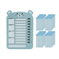 thumbnail image 2 of Tablero De Lista Tabla De Planificación De Tareas Diarias Memo Para RV Office Home Blue Bear Sunnimix Tablero de lista, 2 of 7