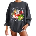 thumbnail image 1 of Sudadera holgada con estampado clásico de perro de Navidad de invierno para mujer Fridja fksj2338, 1 of 6