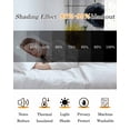 thumbnail image 5 of Sunflowers Funny Cows Blackout Curtains 63 Inch Length Yellow Flower White Wood Grain Farm Thermal Insulated Window Curtain Window Drapes 2 Panels for Bedroom Living Room 52"Wx63"L, 5 of 9
