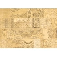 thumbnail image 1 of Ahgly Company Indoor Rectangle Patchwork Brown Transitional Area Rugs, 2' x 3', 1 of 4