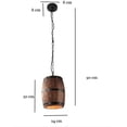 thumbnail image 3 of Lampara Colgante Barril Iluminacion Luz Vic, 3 of 3