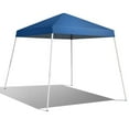 thumbnail image 3 of 2.4 x 2.4m Folding Canopy Tent, Pop Up Tent With Thumb Button, Stand Base, 3 Height Adjusters,Tents For Parties With Widened  ,Reinforces Joints, Portable Home Use Waterproof Tent, Blue, 3 of 7
