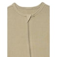 thumbnail image 2 of Modern Moments Two-Way Zip Crew Neck Footed Pajamas, Newborn Viscose Spandex - 6/9 Months, 2 of 6