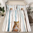 thumbnail image 2 of Erosebridal Leopard Print Full Sheet Sets, Wild Cheetah Bedding, 4 Pieces, Microfiber, 2 of 6
