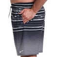 thumbnail image 3 of Big & Tall Nike 9-in. Stripe Breaker Swim Trunks Color: Black Size: 3XB, 3 of 5