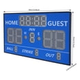 thumbnail image 2 of Scoreboard for Baseball Games, Portable Electronic Digital Scoreboard, LED Scoreboard Blue, 2 of 14