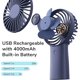 thumbnail image 2 of Ventilador portátil recargable por USB CHAO 4000mah azul, 2 of 5