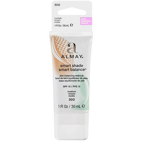 Almay Smart Shade Smart Balance Skin Balancing Makeup, 300 Medium, 1 fl oz
