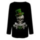 thumbnail image 5 of Ichuanyi liquidación moda femenina Día de San Patricio Camiseta de manga larga con cuello redondo ICHUANYI WER202308210138, 5 of 5