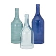 thumbnail image 1 of IMAX Corporation Monteith Cloche 3 Piece Bottle Set in Blue, 1 of 1