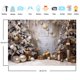 thumbnail image 5 of Bonvvie Christmas Photography Backdrop Xmas Fireplace White Christmas Tree Gifts Pine Trees Family Party Studio Photo Background, 5 of 5