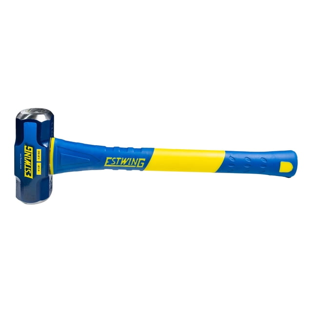 Sledge Hammer Estwing Hard Face de 2 kg con mango de fibra de vidrio de 16 pulgadas