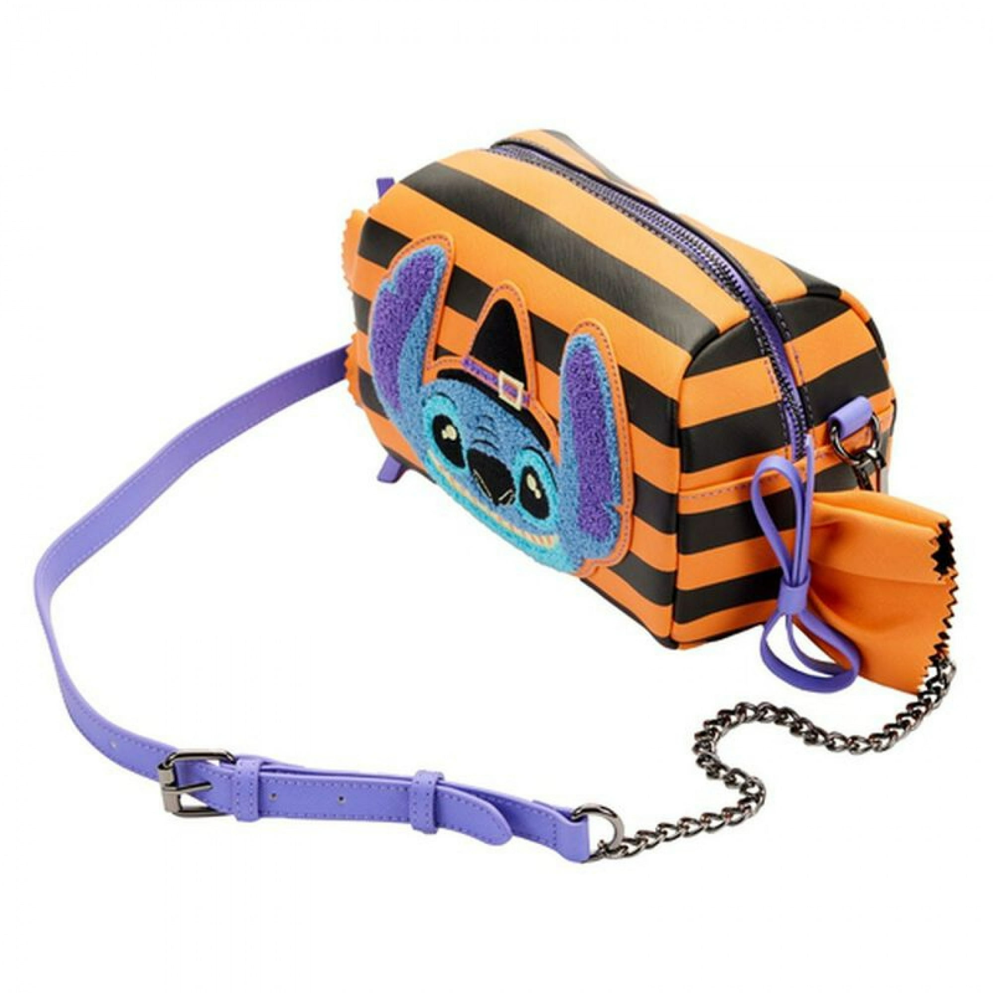 Loungefly Disney Lilo Stitch Striped Halloween Candy Wrapper Crossbody Bag Walmart