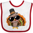 thumbnail image 3 of Inktastic Thanksgiving Turkey Funny Boys or Girls Baby Bib, 3 of 4