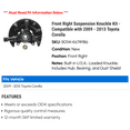 thumbnail image 2 of Front Right Suspension Knuckle Kit - Compatible with 2009 - 2013 Toyota Corolla 2010 2011 2012, 2 of 2