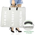 thumbnail image 3 of Labymos Collapsable 3-section Laundry Bag Foldable Laundry Hamper Durable Oxford Fabric Laundry Basket Clothes Sorter, 3 of 8