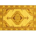 thumbnail image 1 of Ahgly Company Indoor Rectangle Abstract Yellow Modern Area Rugs, 2' x 3', 1 of 4