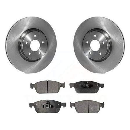 Front Brake Pad and Rotor Kit - Compatible with 2013 - 2019 Ford Escape AWD 2014 2015 2016 2017 2018