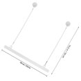 thumbnail image 2 of unbranded 2Ud Bastones Para Colgar Cuadros Y Pósters Con Cadena Y Clamp Resistentes, 2 of 7