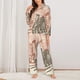 thumbnail image 2 of Balery Combine harvester working with tractor Conjunto de Pijama con Estampado para Mujer, Conjunto de Dos Piezas con Manga Larga, Ropa de Dormir Suave con Bolsillos, Pijamas Cómodos-X-Large, 2 of 7